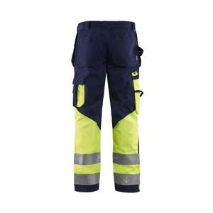 BLAKLADER - 152918608933C56 Pantalón Hi-Vis Azul marino/Amarillo-EAN 7330509287989 ROPA DE TRABAJO DE 2017 - Product Image 2