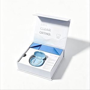 FX Luxury Folding Magnetic Gift <b>Box</b> Orthodontic Aligner <b>Storage</b> Packaging <b>Box</b> with Custom Logo <b>Paper</b> <b>Box</b> - Product Image 2
