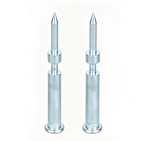 Vis de centrage conique en acier zingué 10B21 pour l'assemblage de plaques froides liquides, guide de support de refroidissement à eau de précision