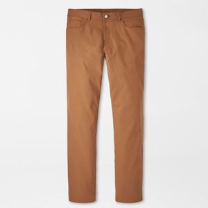 Pantalones de golf de algodón cómodos, elásticos, de corte ajustado, estilo chino, clásicos, retro, de moda, con detalles en neón, de forro polar, frescos y a la moda. - Product Image 1