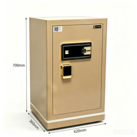 Caja Fuerte con Huella Dactilar al por Mayor, Caja de Seguridad Biométrica Electrónica con Teclado Digital, Acero Laminado en Frío, Logotipo Personalizado OEM