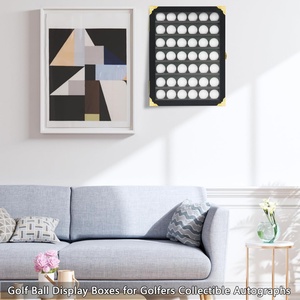 New Arrives Modern for Clear Acrylic <b>Wall</b> Mounted 36 Golf Balls Store <b>Display</b> Stand with Customized Logo - Product Image 6