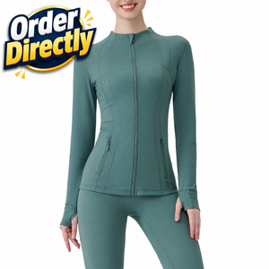 USA Warehouse Seamless Long Sleeve Yoga <b>Top</b> Women High Elastic Fitness Training Shirt Nylon Spandex Quick Dry Workout Gym Wear - Product Image 5