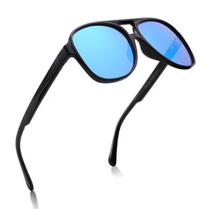 Venta al por mayor logotipo personalizado UV400 gafas de sol de plástico hombres mujeres 2025 gafas de sol de moda baratos gafas de sol de montura grande - Product Image 4