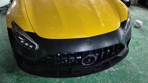 Kit de carrocería de parachoques de material PP de alta calidad adecuado para <span class=keywords><strong>Mercedes</strong></span> Benz <span class=keywords><strong>AMG</strong></span> GT <span class=keywords><strong>GTC</strong></span> BS kit de carrocería - Product Image 3