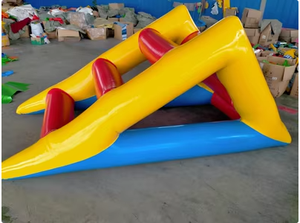 Venta de verano caliente tobogán de agua inflable PVC flotante parque acuático juegos para niños toboganes de escalada acuática y <span class=keywords><strong>torre</strong></span> - Product Image 4