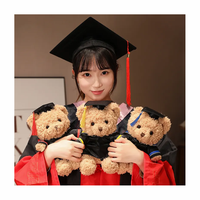 23CM Vente en gros Personnalisé Saison de remise des diplômes Jouet en peluche Ours en peluche Peluche remise des diplômes
