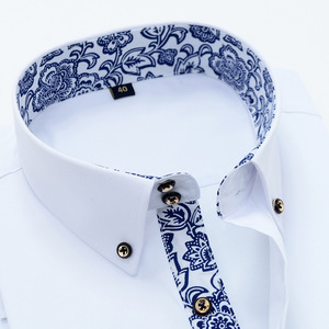 Camicie da <span class=keywords><strong>Uomo</strong></span> di Alta Qualità Stampate, Camicie Eleganti a Maniche Lunghe, <span class=keywords><strong>Taglie</strong></span> Grandi Disponibili - Product Image 5
