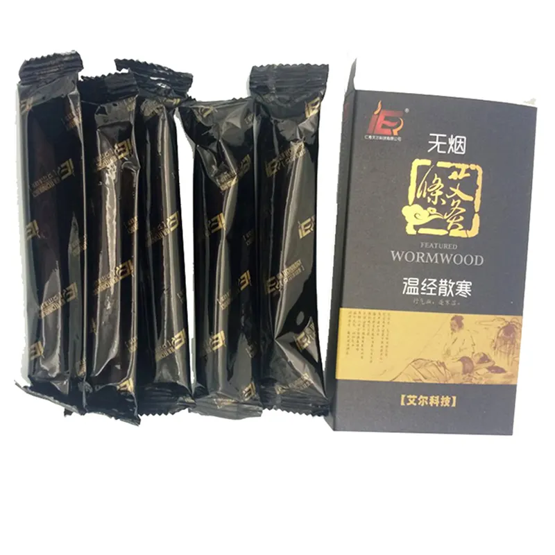 High Quality Chinese Traditional Moxibustion Medicine Products Garden Balsam Stem Smokeless Moxa Stick Chinese Smokeless Moxa