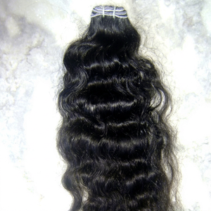 100% Best Shedding Free Hair <b>Extension</b> From India. Natural Virgin Indian Curly Human Hair Weaving - Product Image 1