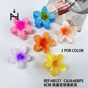 Fermagli per capelli Zi Hair da 8 cm con design a perle in plastica per donne e ragazze, stile casual e dolce - Product Image 3