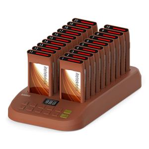 Coffee Wireless Restaurante coaster Pager Guest Paging sistema de gerenciamento de filas 1 Transmissor + 20 Pagers Carregáveis Retekess T116 - Product Image 2