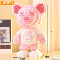 Source Usine Spot Livraison Éducatifs DIY Ours Brique Blocs de Construction Ensembles Jouets Pour Enfants