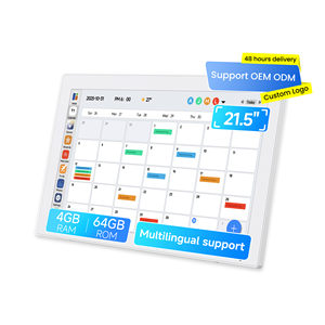 Cadre photo numérique tactile Full HD 21,5 pouces, nouveau, vente en gros d'usine, avec calendrier, horloge, MP3, WiFi, prise en charge AVI, en plastique ABS, OEM/ODM - Product Image 1