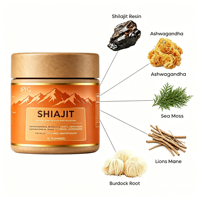 Gummies OEM Complexe Shilajit avec Mousse de Mer, Crinière de Lion et Racine de Bardane pour le Soutien Immunitaire et la Gestion de l'Énergie chez l'Adulte - Marque Blanche en Gros