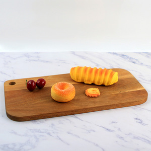 Acacia <b>Wood</b> Cutting Board 40x20x1.8cm Rectangle With Hole For Hanging Chopping <b>Block</b> - Product Image 3