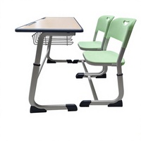 Ensemble de table et chaise de classe scolaire de haute qualité, réglable en hauteur, mobilier scolaire en bois, mobilier commercial