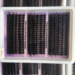 Extensions de cils en gros, cils faciles à éventailer, C CC D DD L LC <span class=keywords><strong>LD</strong></span> M synthétiques, meilleure qualité, cils épanouis - Product Image 5