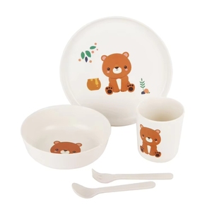 Ensemble de vaisselle pour enfants respectueux de l'environnement (<span class=keywords><strong>5</strong></span> pièces) - Céramique adaptée aux enfants - Product Image 3