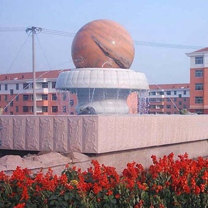 <span class=keywords><strong>Boule</strong></span> rotative de <span class=keywords><strong>fontaine</strong></span> de granit de pierre naturelle <span class=keywords><strong>avec</strong></span> la sphère flottante noire de marbre de carte - Product Image 3