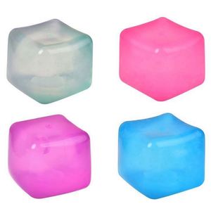 Bloques de Espuma Suaves Creativos en Forma de Tofu, Cubos de Hielo Luminosos, Juguetes Antiestrés, con Logotipo Personalizado, para Niños y Niñas de Todas las Edades - Product Image 4