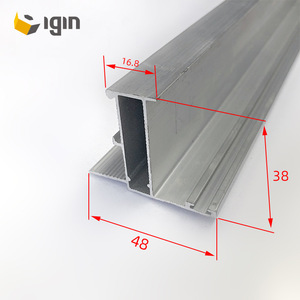Profil de lamelles en aluminium Yijing 38 mm 1,2 mm Anodisé Extrusion Industriel Usage Civil - Product Image 3