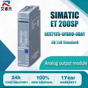 โมดูลเอาต์พุตแบบอะนาล็อก SIMATIC ET 200SP SI-EMENS 6ES7135-6FB00-0BA1 ของแท้ใหม่ AQ 2xU โมดูล PLC IO มาตรฐาน 6es7135-6fb00-0ba1 - Product Image 1
