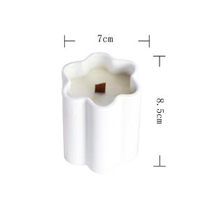 Middle Finger Rose Ball Tin Box Flower Tin Fried Chicken Coffee Bean Gypsum Cup <b>Scented</b> <b>Candle</b> - Product Image 6