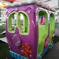 Fournisseur de la Chine Parc d'attractions Kiddie Rides 14 sièges Bonbons électriques Mini Track Train Ride à vendre