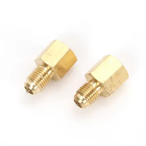 Factory Direct Auto Air conditioner Brass Fitting Male Female Thread AC Brass Fitting