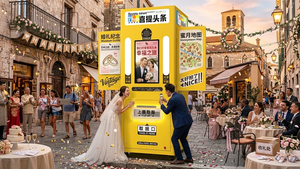 Kiosque <span class=keywords><strong>photo</strong></span> rétro Vintage Chronicle : Station de souvenirs journaliers en acier inoxydable, impression en libre-service, compatible multi-appareils, SLR - Product Image 3