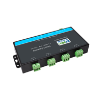 Convertisseur industriel RS485 vers Ethernet isolé à 4 ports |   Passerelle Modbus RTU/TCP avec MQTT JSON certifiée CE DC 9-36V