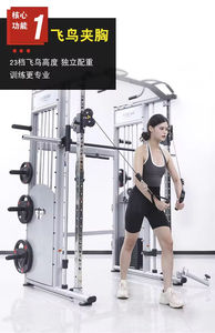 Được sử dụng để định hình cơ thể, giảm mỡ và rèn luyện cơ mông. Sử dụng nhà Smith thiết bị tập thể dục ngồi xổm đứng - Product Image 5