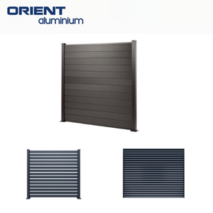 Clôture d'intimité en aluminium Robuste Durable Longue durée Attrayante Clôture Garantie 5 ans Design élégant pour usage résidentiel - Product Image 1