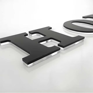 Tùy chỉnh 3D chữ Acrylic, phông chữ 3D ngoài trời, phông chữ tường nền tùy chỉnh - Product Image 1