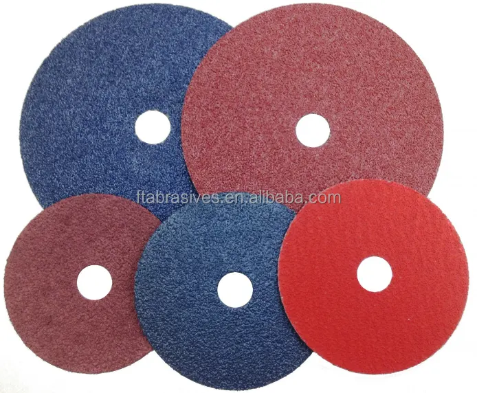 115*22mm Premium Zirconia Abrasive Resin Fibre Disc With Round Hole For Grinding