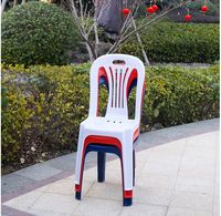 Chaise en plastique extérieur jardin pique-nique blanc chaises en plastique portables pour événements fêtes quantité Top