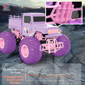 Chengji Pink Rc Car Compre ahora <span class=keywords><strong>1</strong></span>/18 Electric Drive Off-Road 2,4G Rueda grande Vehículo todoterreno Coche de control remoto púrpura - Product Image 2
