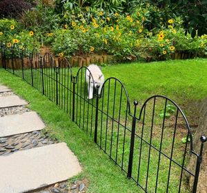 Buitentuin Metalen Tuin Rand Hek Paneel Geen Grave Dier Barrière Voor Hond & Konijn Decoratieve Tuin Trellis - Product Image 6