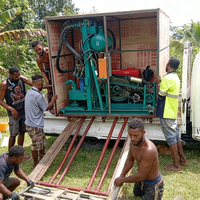 Foreuse à eau portable diesel 25 CV pour l'irrigation des fermes et des maisons en Afrique et en Asie, facile à utiliser et à faible entretien