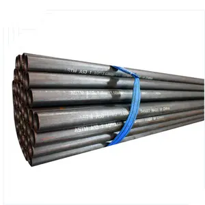 Tubo de aço carbono, q195 q215 q345/soldado sem costura tubo de aço carbono leve/tubo de aço preto quadrado/retangular tubo asiático livre