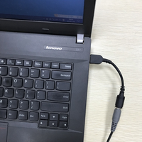 DC USB tipo C adaptador de corriente convertidor 65W portátil conector de alimentación hembra a macho USB C adaptador para Mbook para Lenovo para HP
