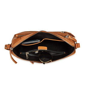 Bolsos cruzados de hombro de cuero de Color sólido de alta calidad para mujer, bolso cruzado hecho con el mejor Material para viajar - Product Image 3