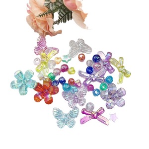Aomiao's Mystery Colorful Acrylic Beads Flower Bow Phone Case <b>Decorations</b> Mixed Shapes <b>Summer</b> 2024 Wholesale - Product Image 3