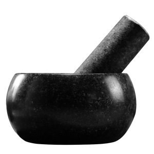 Stone Mortar And Pestle Garlic Press Manual Grinder Durable Herb Spice Tool Shandong Origin Hand Wash Only - Product Image 5