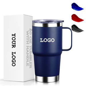 Wevi แก้วน้ำสแตนเลสผนังสองชั้น30ออนซ์พร้อมที่จับเชื่อมและแก้วกาแฟฉนวนสุญญากาศพร้อมหลอดสำหรับเครื่องดื่มร้อนและเย็น - Product Image 2