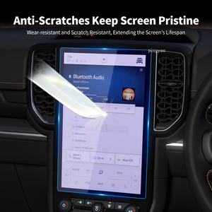 สติ๊กเกอร์ติดรถยนต์ ฟิล์มกันรอยหน้าจอสำหรับฟอร์ด เอเวอเรสต์ ปี <span class=keywords><strong>2023</strong></span> <span class=keywords><strong>2022</strong></span> ฟิล์มกระจกนิรภัย รองรับ Carplay สำหรับอุปกรณ์สื่อวิดีโอในรถยนต์ ขายส่ง - Product Image 2