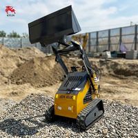 Meilleur prix du fabricant Mini chargeuse compacte 500KG 0.15m godet capacité Chargeur sur chenilles avec roulement moteur Euro5