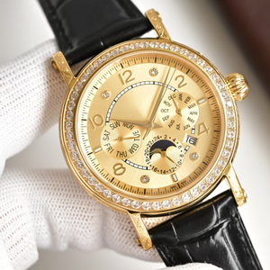 Montre de luxe originale haut de gamme en alliage, verre saphir, mouvement mécanique entièrement automatique, pour homme, style crocodile simple - Product Image 2