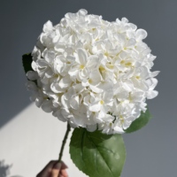 Y-H054 Fleurs d'hortensia artificielles de haute qualité en soie pour la décoration de la maison, de mariage et de la Saint-Valentin